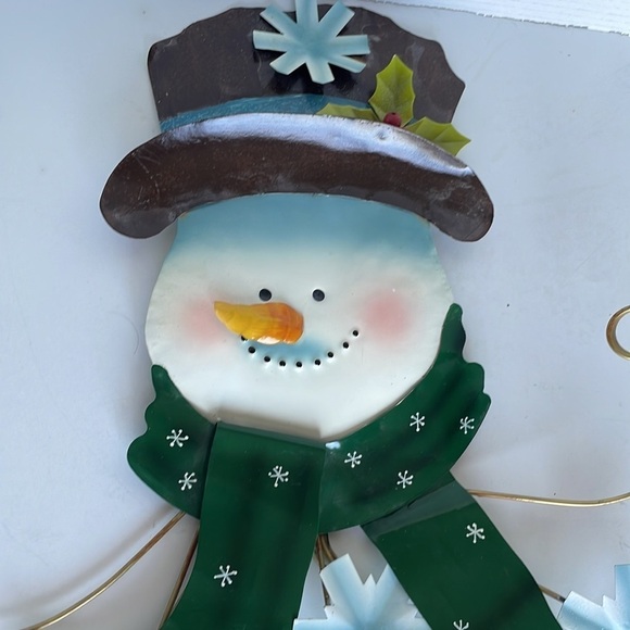 🎄Vintage Christnams Rustic Snowman Door/Wall Hanging🎄 - Picture 2 of 7